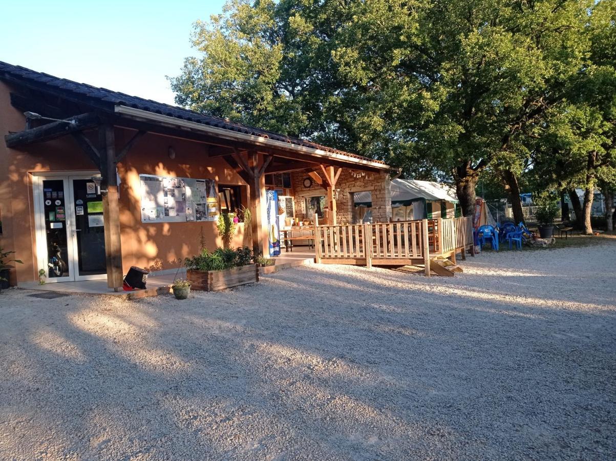 Camping Le Bel Air Mobil Home Le Palmier 4 Personnes Limogne-en-Quercy Eksteriør bilde